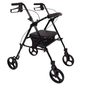 RLAA8 ProBasics Aluminum Height Adjustable Rollator 8-inch Wheels